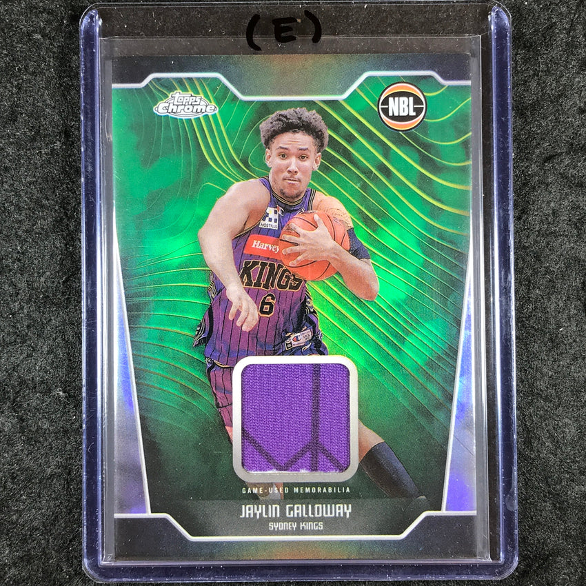 2024-25 Topps Chrome NBL JAYLIN GALLOWAY Jersey Relic Refractor #JG (E)