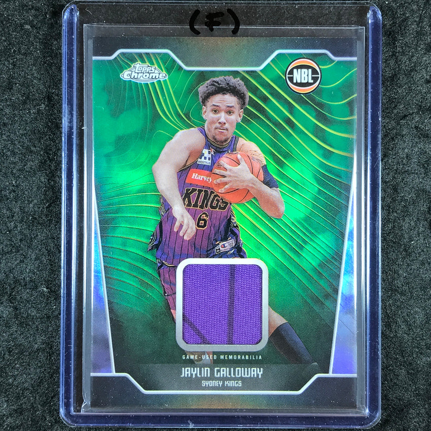 2024-25 Topps Chrome NBL JAYLIN GALLOWAY Jersey Relic Refractor #JG (F)