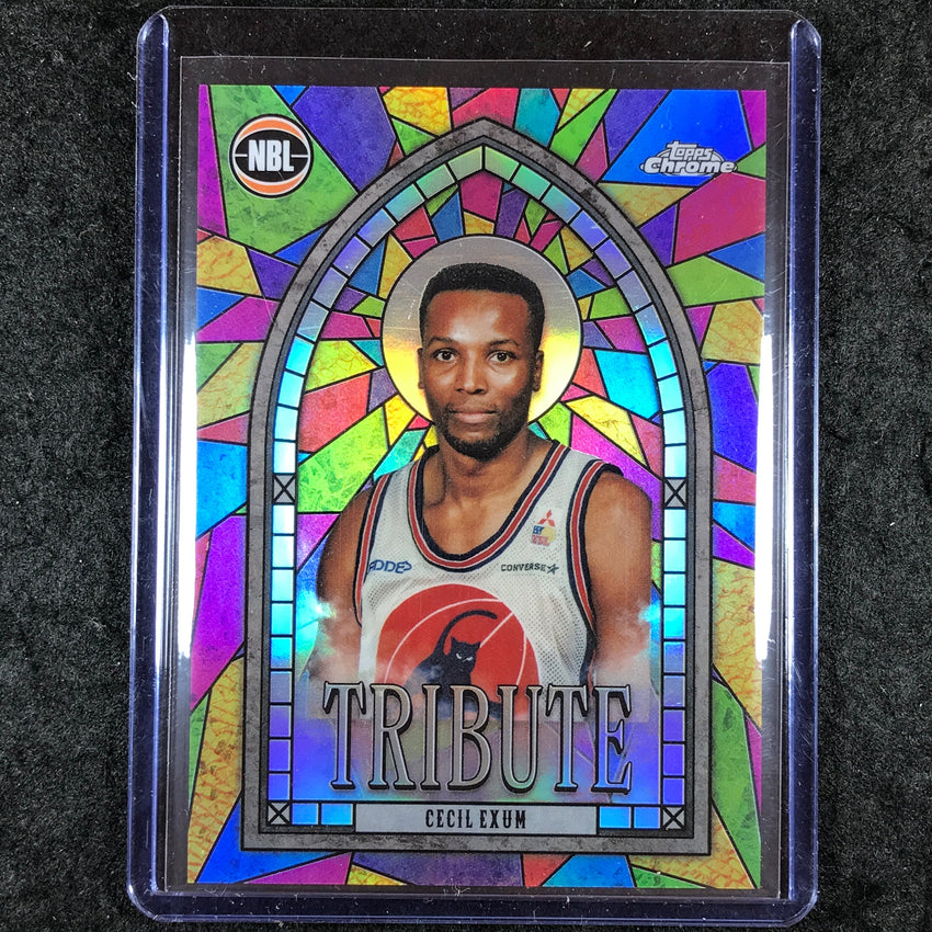 2024-25 Topps Chrome NBL CECIL EXUM Tribute SSP #1