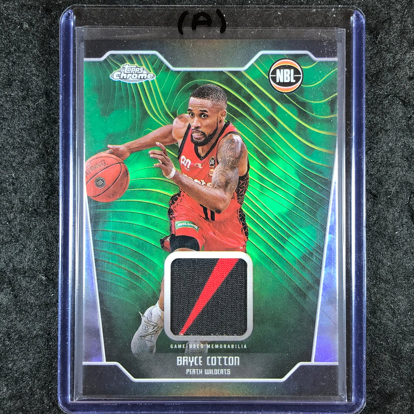 2024-25 Topps Chrome NBL BRYCE COTTON Jersey Relic Refractor #BC (A)