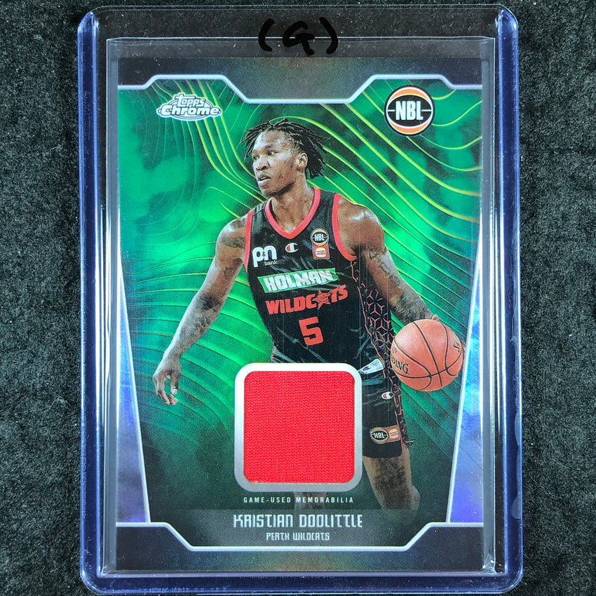 2024-25 Topps Chrome NBL KRISTIAN DOOLITTLE Jersey Relic Refractor #KDO (G)