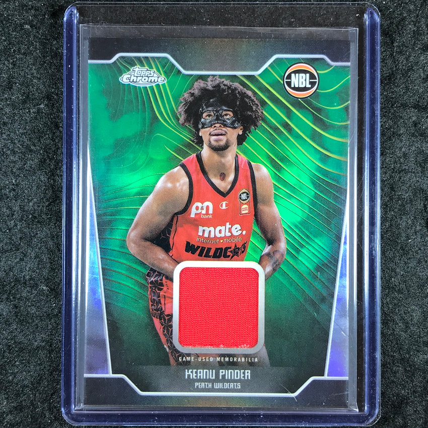 2024-25 Topps Chrome NBL KEANU PINDER Jersey Relic Refractor #KP