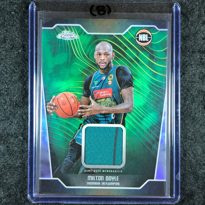 2024-25 Topps Chrome NBL MILTON DOYLE Jersey Relic Refractor #MDO (B)