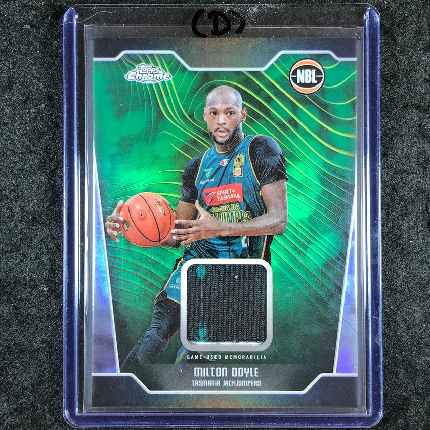 2024-25 Topps Chrome NBL MILTON DOYLE Jersey Relic Refractor #MDO (D)