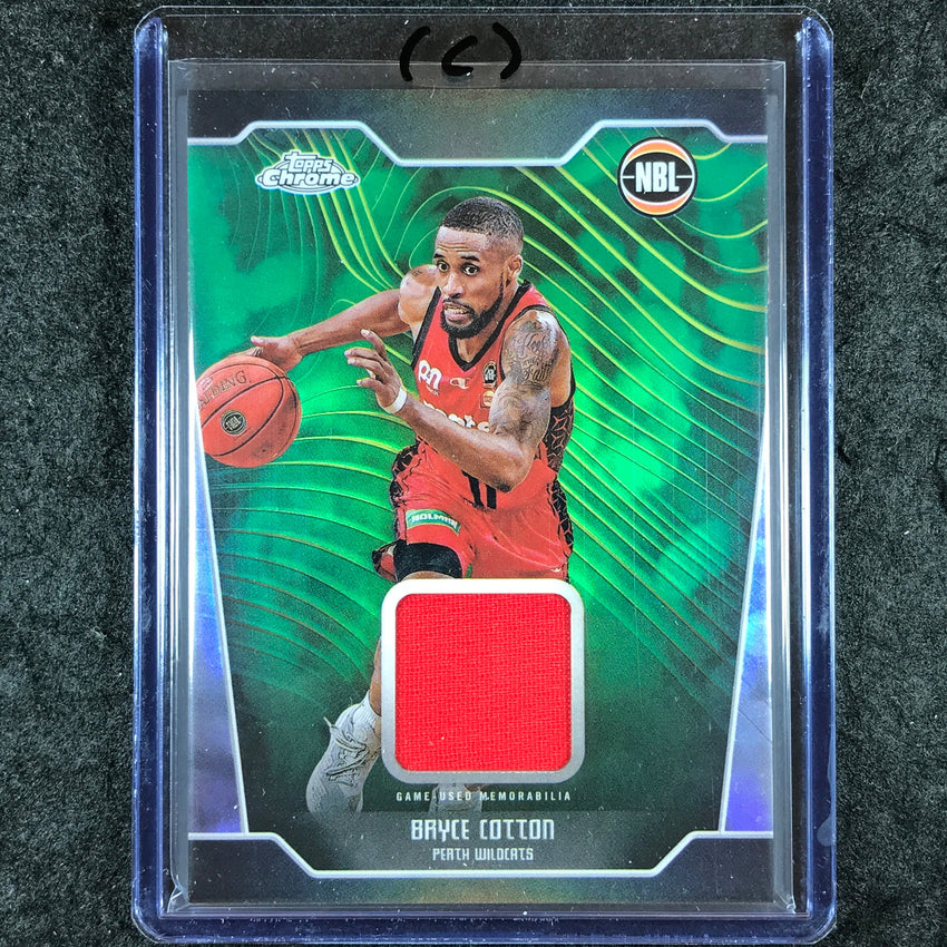 2024-25 Topps Chrome NBL BRYCE COTTON Jersey Relic Refractor #BC (C)