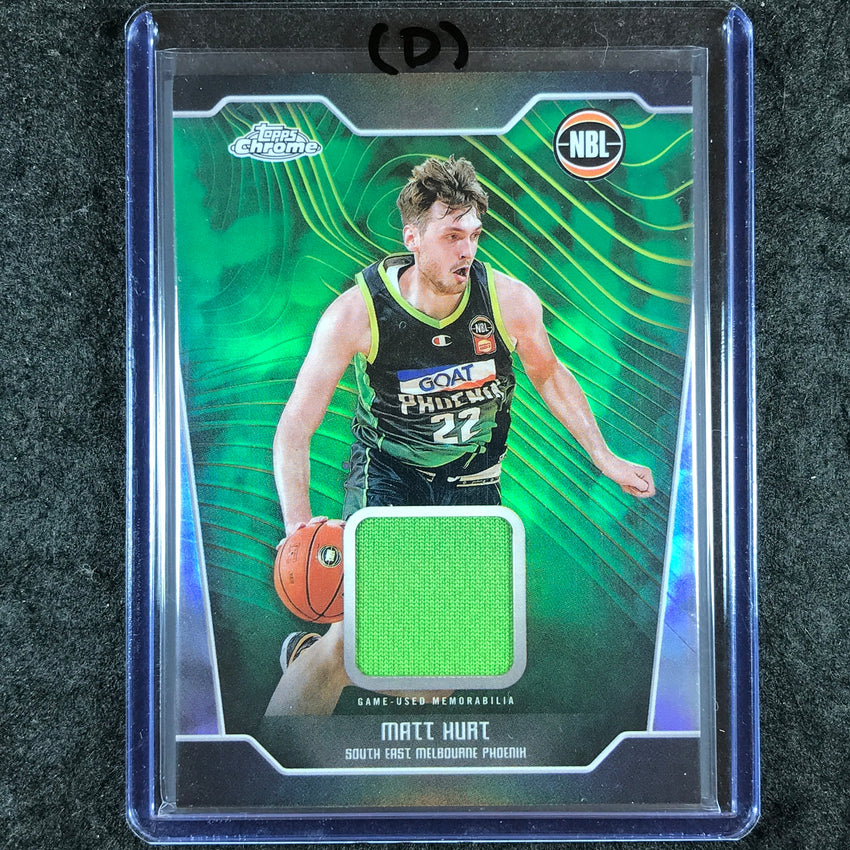 2024-25 Topps Chrome NBL MATT HURT Jersey Relic Refractor #MH (D)