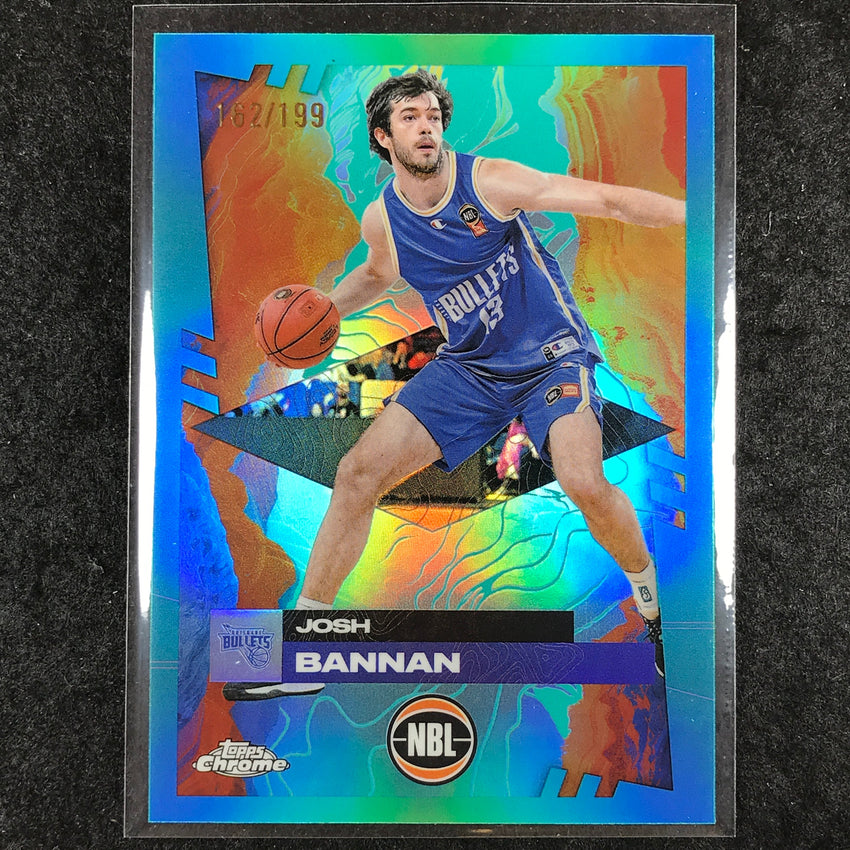 2024-25 Topps Chrome NBL JOSH BANNAN Base Aqua /199 #12