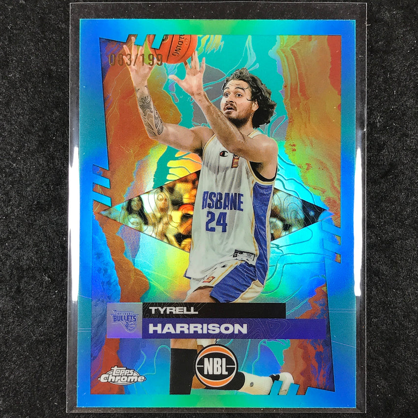 2024-25 Topps Chrome NBL TYRELL HARRISON Base Aqua /199 #13