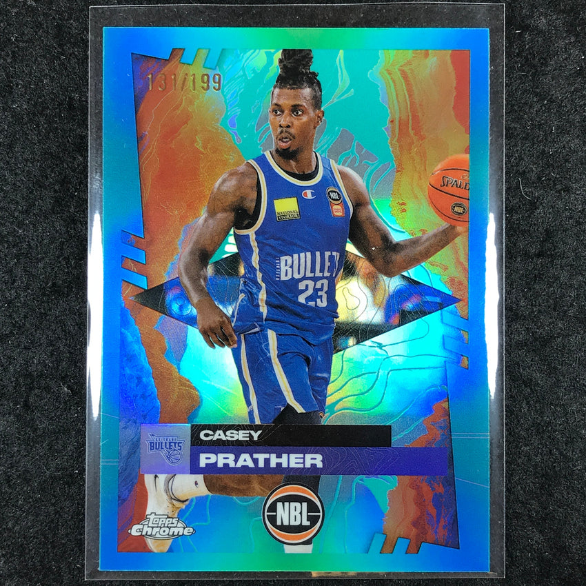 2024-25 Topps Chrome NBL CASEY PRATHER Base Aqua /199 #15