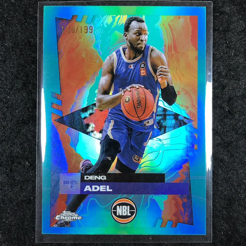 2024-25 Topps Chrome NBL DENG ADEL Base Aqua /199 #18