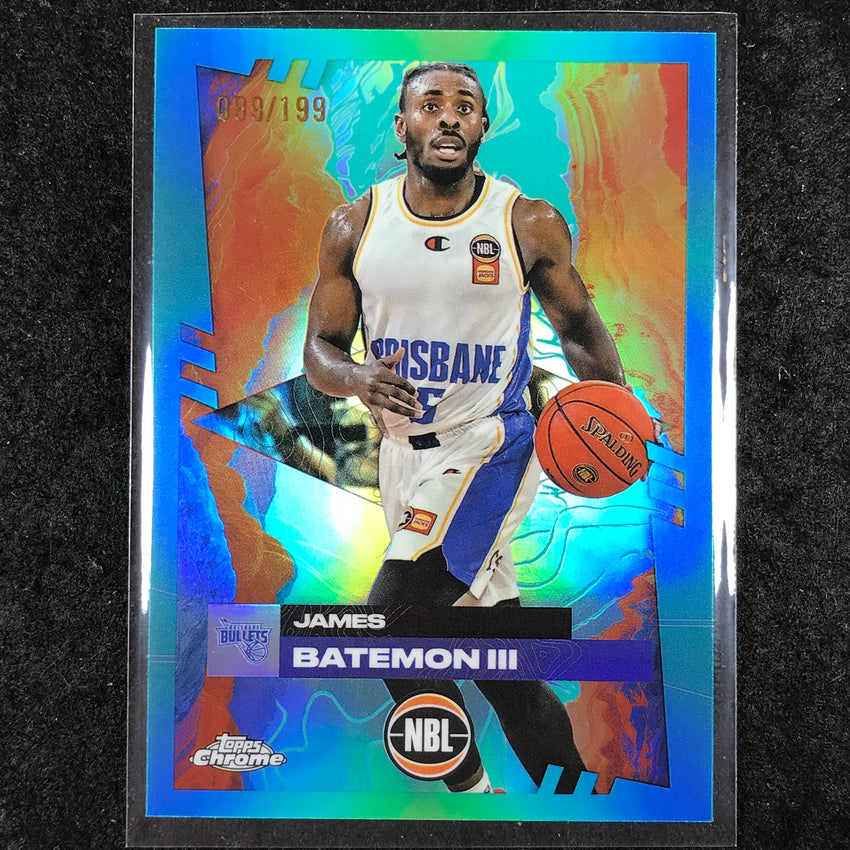2024-25 Topps Chrome NBL JAMES BATEMON III Base Aqua /199 #19