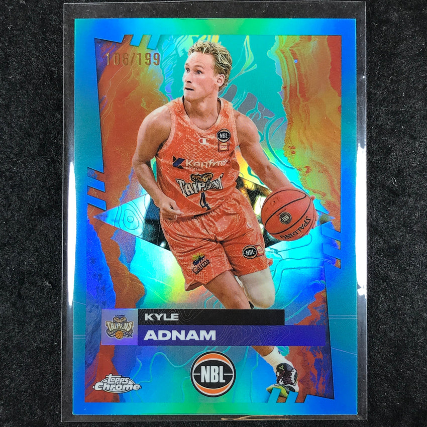 2024-25 Topps Chrome NBL KYLE ADNAM Base Aqua /199 #26
