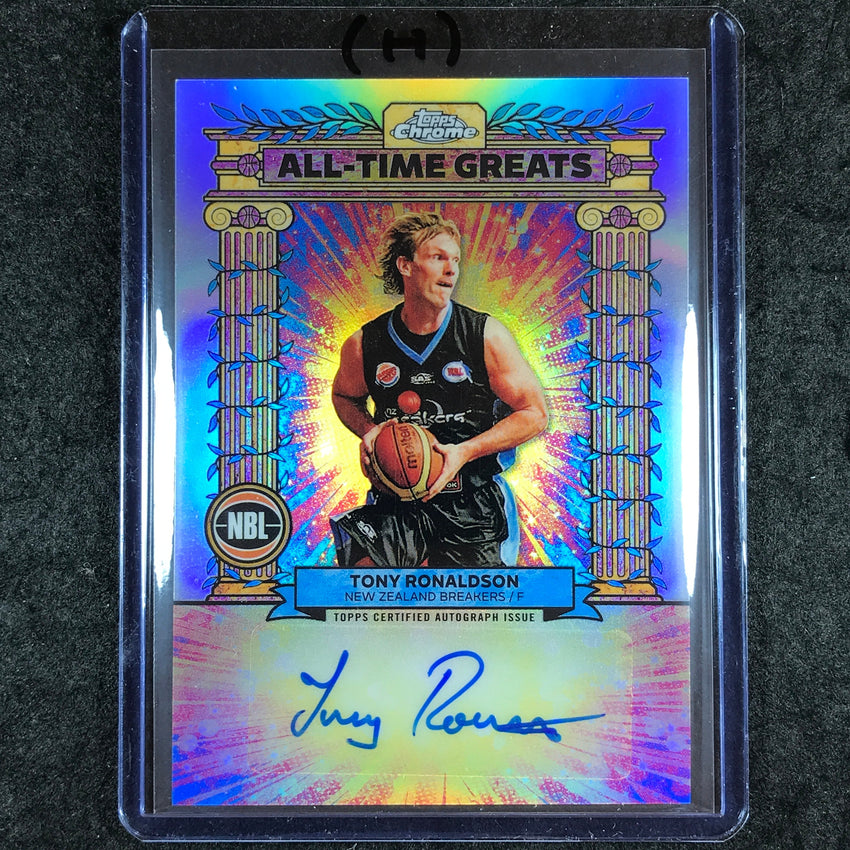 2024-25 Topps Chrome NBL TONY RONALDSON All-Time Greats Auto Refractor #TR (H)