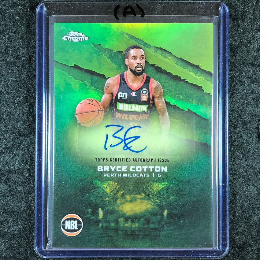 2024-25 Topps Chrome NBL BRYCE COTTON NBL Auto Refractor #BC (A)