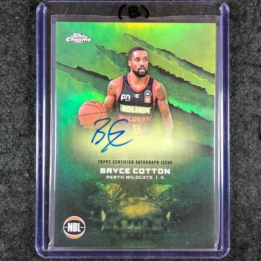 2024-25 Topps Chrome NBL BRYCE COTTON NBL Auto Refractor #BC (B)