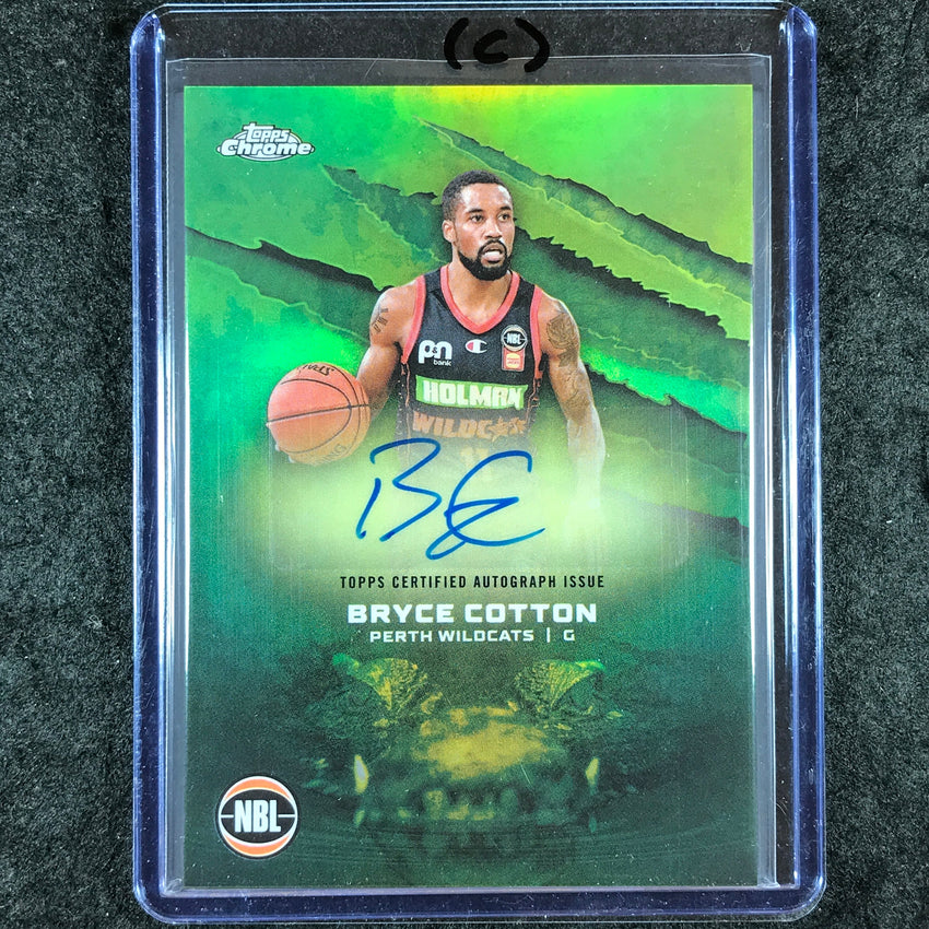 2024-25 Topps Chrome NBL BRYCE COTTON NBL Auto Refractor #BC (C)