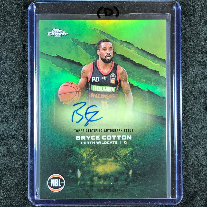 2024-25 Topps Chrome NBL BRYCE COTTON NBL Auto Refractor #BC (D)