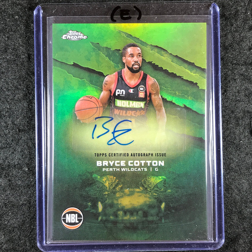 2024-25 Topps Chrome NBL BRYCE COTTON NBL Auto Refractor #BC (E)