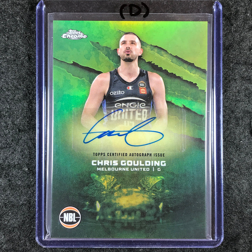 2024-25 Topps Chrome NBL CHRIS GOULDING NBL Auto Refractor #CG (D)