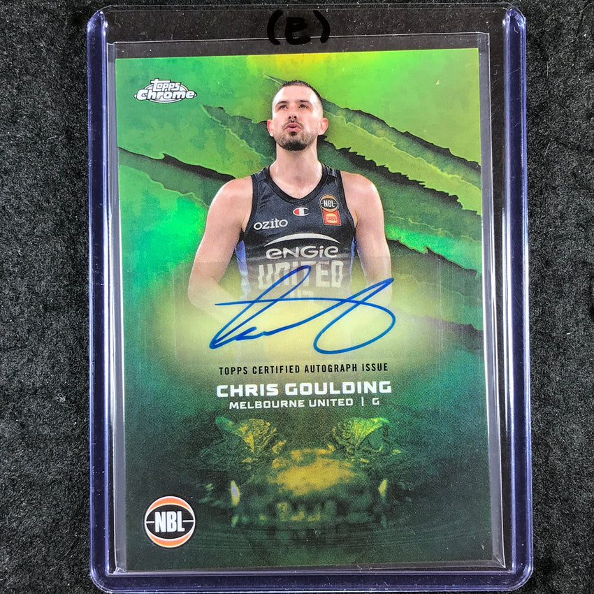 2024-25 Topps Chrome NBL CHRIS GOULDING NBL Auto Refractor #CG (E)