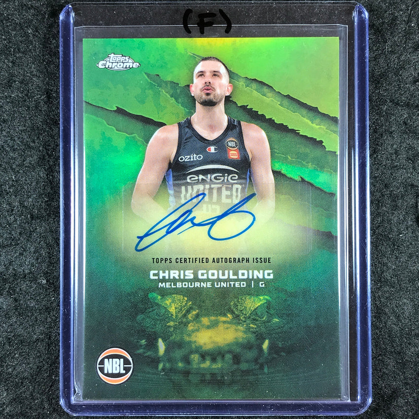 2024-25 Topps Chrome NBL CHRIS GOULDING NBL Auto Refractor #CG (F)