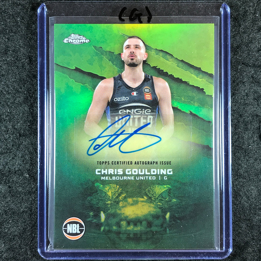 2024-25 Topps Chrome NBL CHRIS GOULDING NBL Auto Refractor #CG (G)