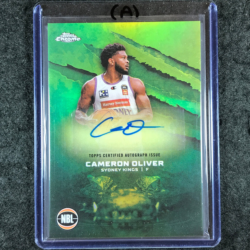 2024-25 Topps Chrome NBL CAMERON OLIVER NBL Auto Refractor #CO (A)