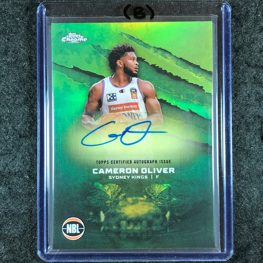2024-25 Topps Chrome NBL CAMERON OLIVER NBL Auto Refractor #CO (B)