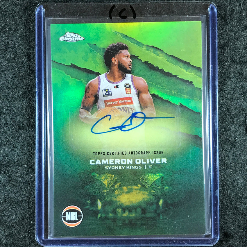 2024-25 Topps Chrome NBL CAMERON OLIVER NBL Auto Refractor #CO (C)