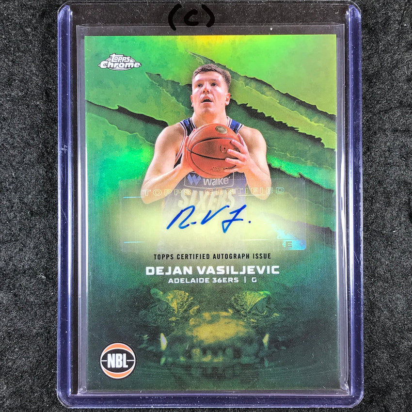 2024-25 Topps Chrome NBL DEJAN VASILJEVIC NBL Auto Refractor #DV (C)