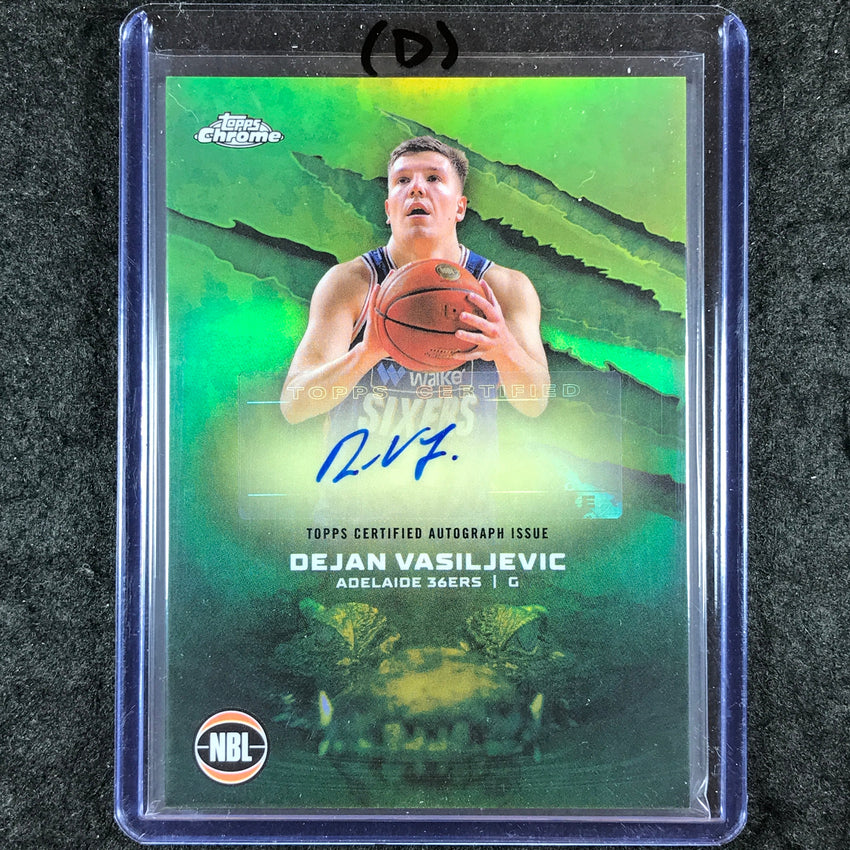 2024-25 Topps Chrome NBL DEJAN VASILJEVIC NBL Auto Refractor #DV (D)