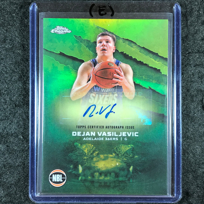 2024-25 Topps Chrome NBL DEJAN VASILJEVIC NBL Auto Refractor #DV (E)