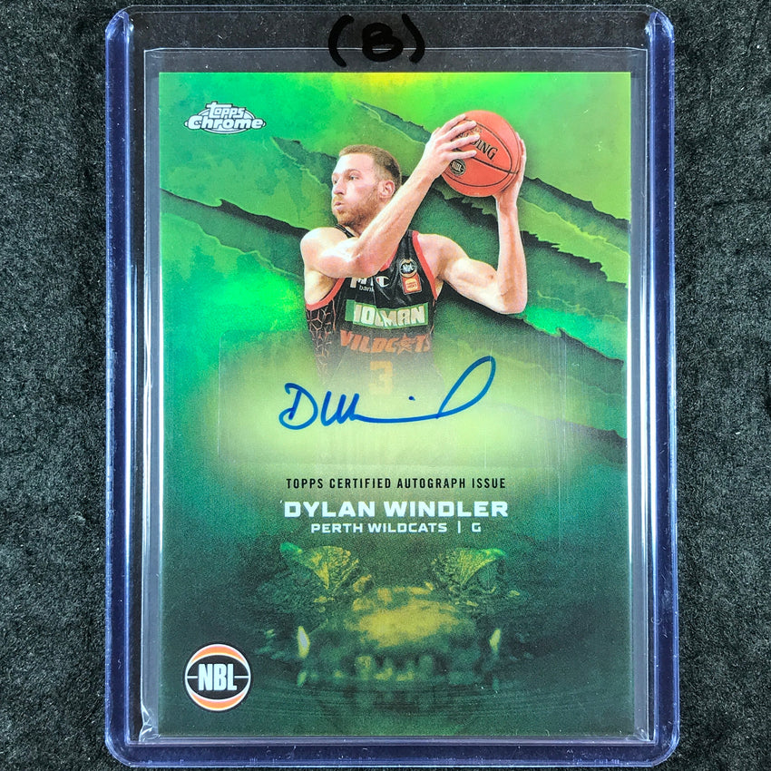 2024-25 Topps Chrome NBL DYLAN WINDLER NBL Auto Refractor #DW (B)