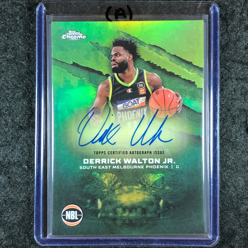 2024-25 Topps Chrome NBL DERRICK WALTON JR. NBL Auto Refractor #DWJ (A)