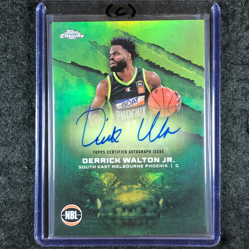 2024-25 Topps Chrome NBL DERRICK WALTON JR. NBL Auto Refractor #DWJ (C)