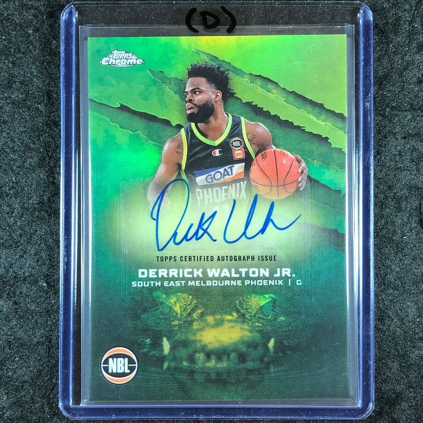 2024-25 Topps Chrome NBL DERRICK WALTON JR. NBL Auto Refractor #DWJ (D)