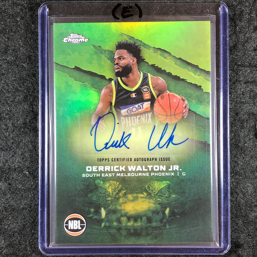 2024-25 Topps Chrome NBL DERRICK WALTON JR. NBL Auto Refractor #DWJ (E)