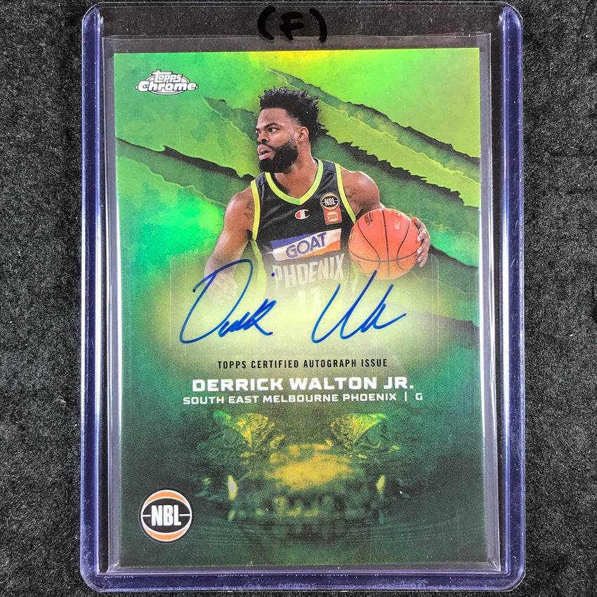2024-25 Topps Chrome NBL DERRICK WALTON JR. NBL Auto Refractor #DWJ (F)