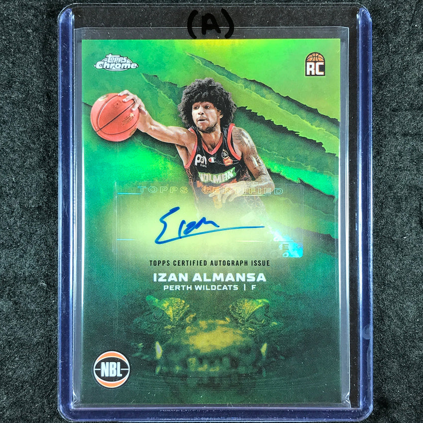 2024-25 Topps Chrome NBL IZAN ALMANSA NBL Rookie Auto Refractor #IZ (A)