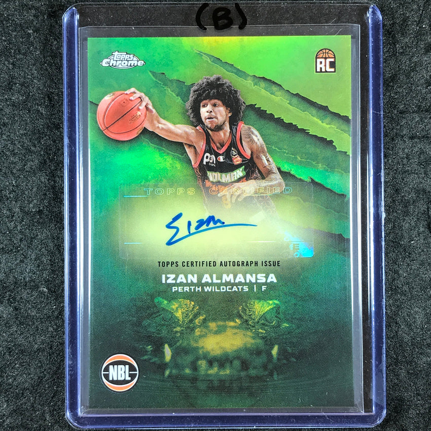 2024-25 Topps Chrome NBL IZAN ALMANSA NBL Rookie Auto Refractor #IZ (B)