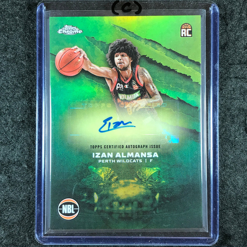 2024-25 Topps Chrome NBL IZAN ALMANSA NBL Rookie Auto Refractor #IZ (C)
