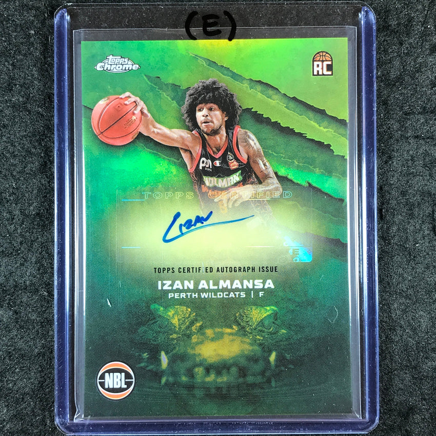 2024-25 Topps Chrome NBL IZAN ALMANSA NBL Rookie Auto Refractor #IZ (E)