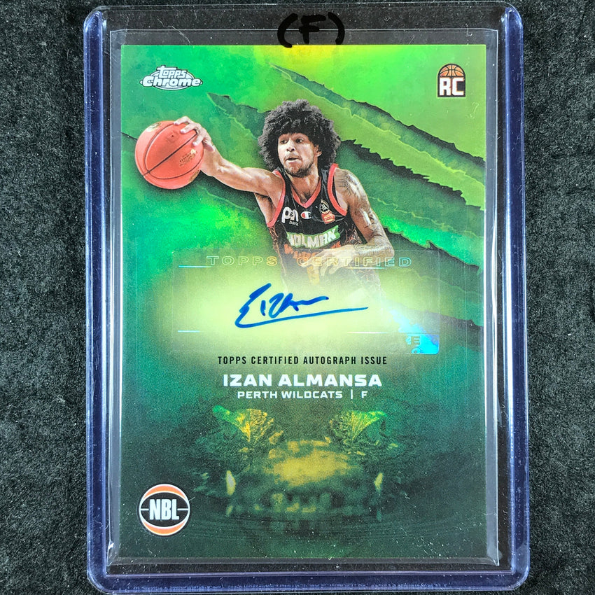 2024-25 Topps Chrome NBL IZAN ALMANSA NBL Rookie Auto Refractor #IZ (F)