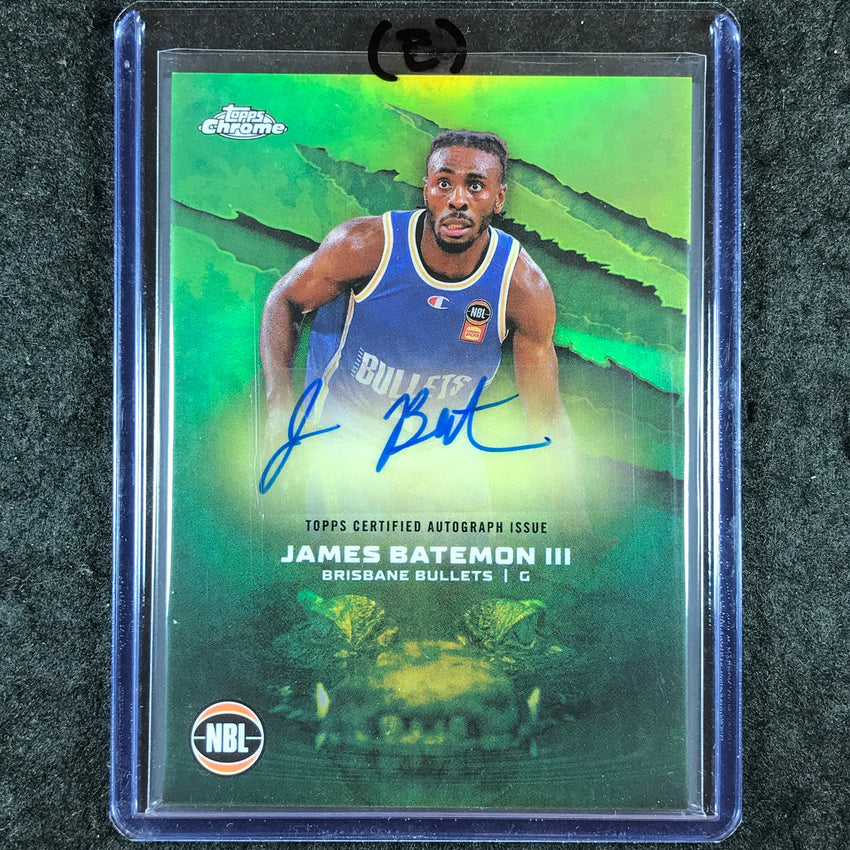 2024-25 Topps Chrome NBL JAMES BATEMON III NBL Auto Refractor #JB (E)