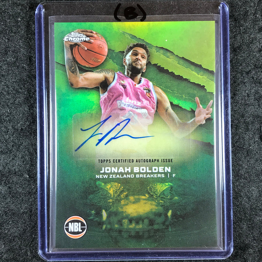 2024-25 Topps Chrome NBL JONAH BOLDEN NBL Auto Refractor #JBO (B)