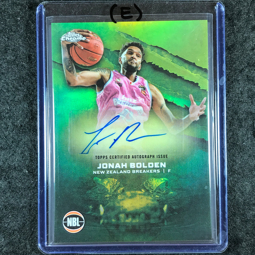 2024-25 Topps Chrome NBL JONAH BOLDEN NBL Auto Refractor #JBO (E)