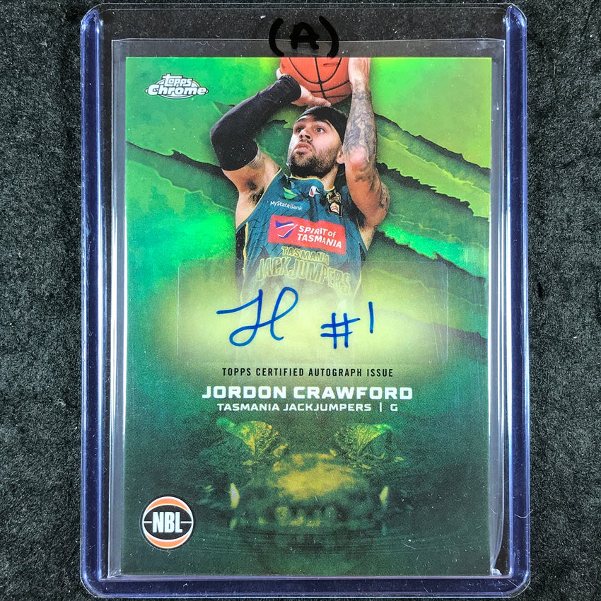 2024-25 Topps Chrome NBL JORDON CRAWFORD NBL Auto Refractor #JD (A)