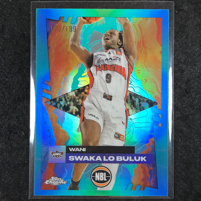 2024-25 Topps Chrome NBL WANI SWAKA LO BULUK Base Aqua /199 #39