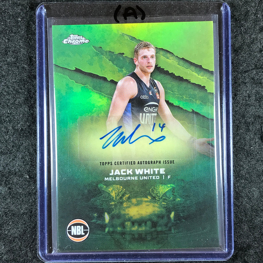 2024-25 Topps Chrome NBL JACK WHITE NBL Auto Refractor #JW (A)