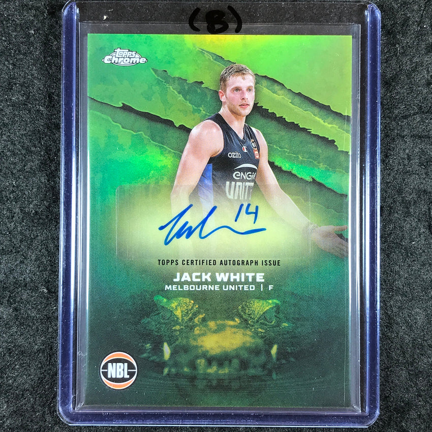 2024-25 Topps Chrome NBL JACK WHITE NBL Auto Refractor #JW (B)